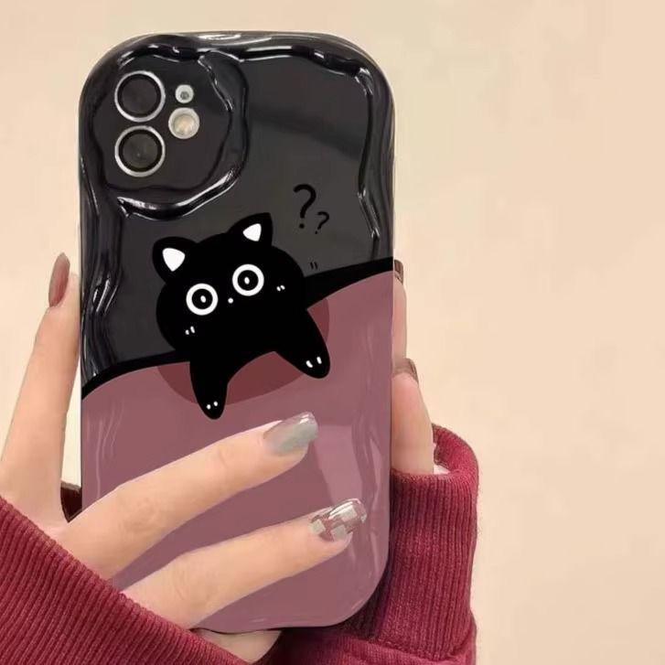 Чарівний чохол для iPhone зі знаком питання у вигляді кота: Сумісний з м якими чохлами 15/14 Pro Max, 13/12/11, XS/XR/X iPhone 15 Pro
Чарівний чохол для iPhone зі знаком питання у вигляді кота: Сумісний з м якими чохлами 15/14 Pro Max, 13/12/11, XS/XR/X iPhone 15 Pro