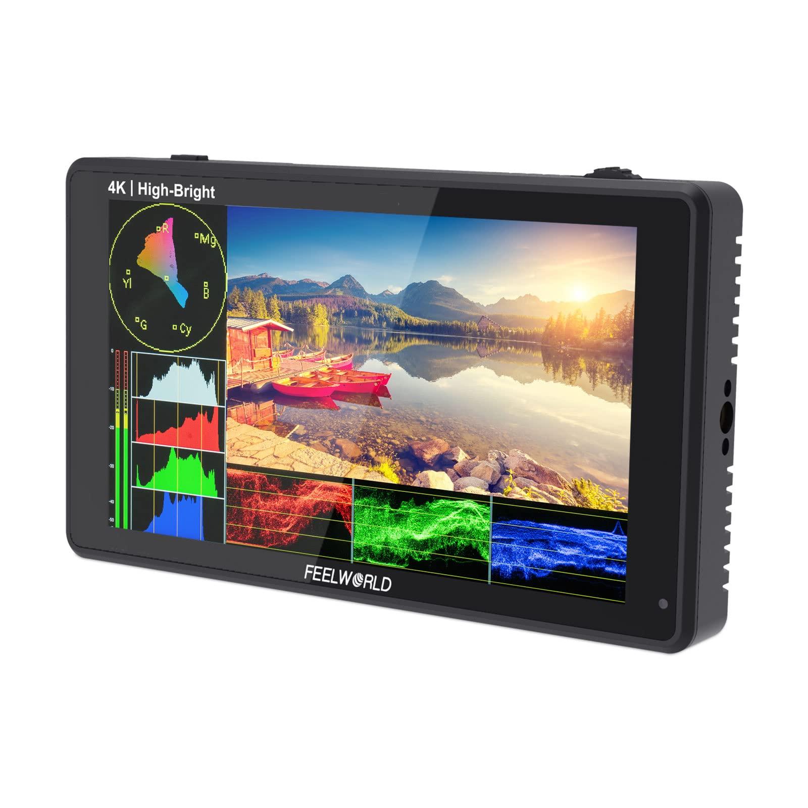 FEELWORLD LUT6E 6 Inch 1600 Nit High Brightness Touch Screen SLR Camera Field Monitor with 3D Lut Waveform Vector Oscilloscope Auto Light Sensor HD
FEELWORLD LUT6E 6 Inch 1600 Nit High Brightness Touch Screen SLR Camera Field Monitor with 3D Lut Waveform Vector Oscilloscope Auto Light Sensor HD