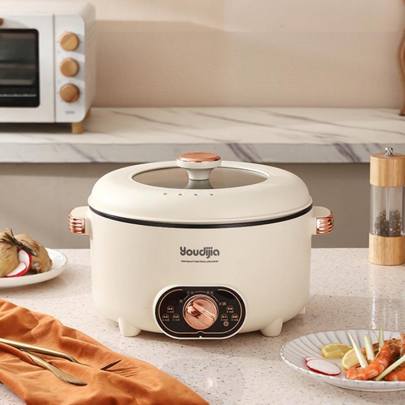 Multi-Functional Electric Cooker: All-in-One Pot for Hot Pot, Stir-Fry, Rice Cooking, Frying, Grilling, and Steaming. 20CM
Multi-Functional Electric Cooker: All-in-One Pot for Hot Pot, Stir-Fry, Rice Cooking, Frying, Grilling, and Steaming. 20CM
