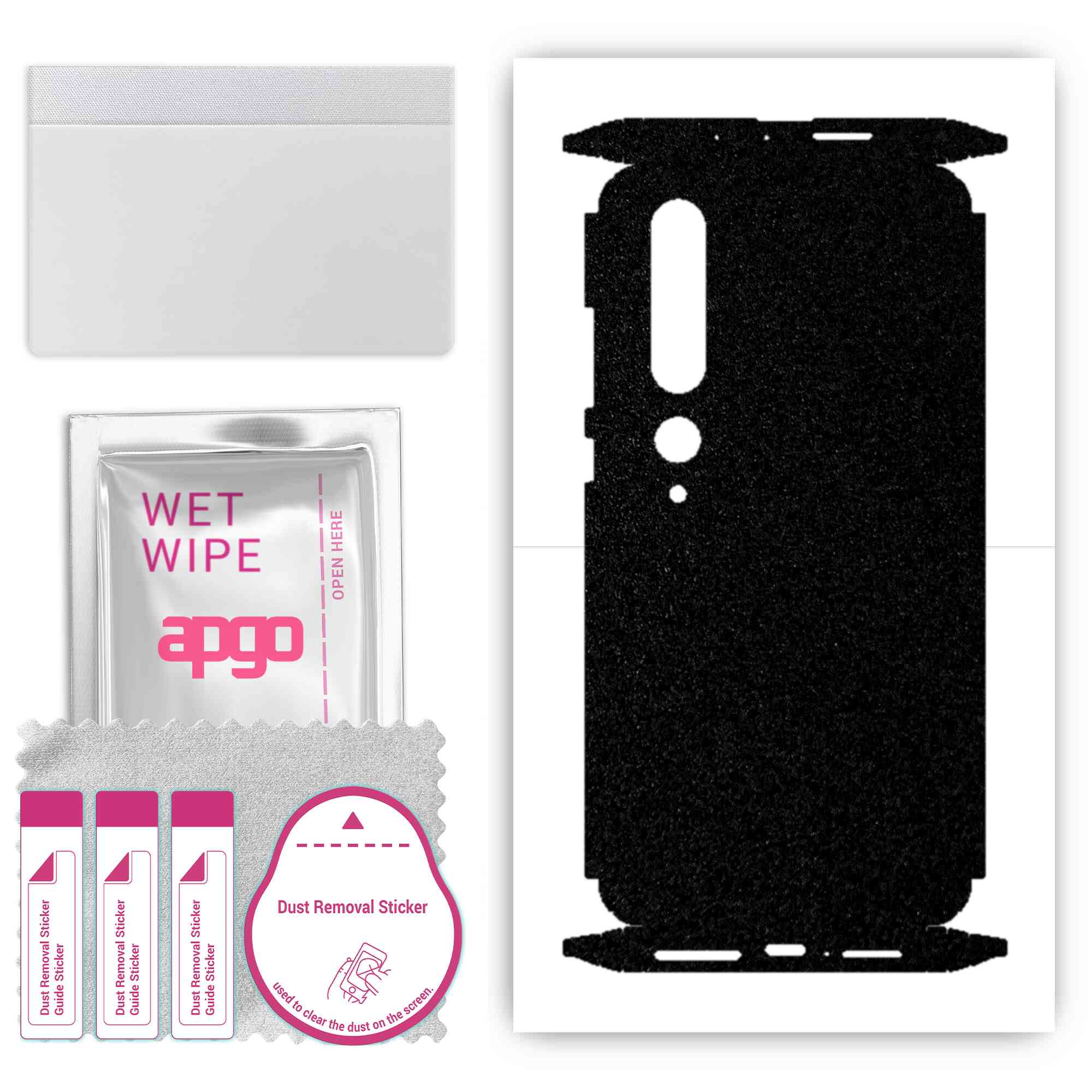 apgo Protective Skin Sticker for the back+sides compatible with Xiaomi Mi 10 Pro 5G, Full Wrap Film, Foil, Vinyl - Pattern Matte Black
apgo Protective Skin Sticker for the back+sides compatible with Xiaomi Mi 10 Pro 5G, Full Wrap Film, Foil, Vinyl - Pattern Matte Black