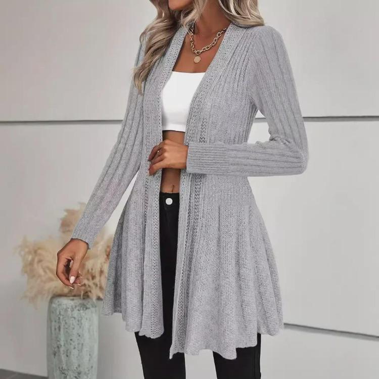 Spring Autumn Winter Long Sleeve Knitted Cardigan Sweater European American Style Mid Length XL чорний
Spring Autumn Winter Long Sleeve Knitted Cardigan Sweater European American Style Mid Length XL чорний