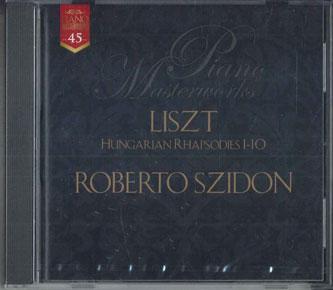 CD ROBERTO SZIDON - Liszt: Hungarian Rhapsodies Nos.1-1 DCU2545 Deutsche Japan Classical Used
CD ROBERTO SZIDON - Liszt: Hungarian Rhapsodies Nos.1-1 DCU2545 Deutsche Japan Classical Used