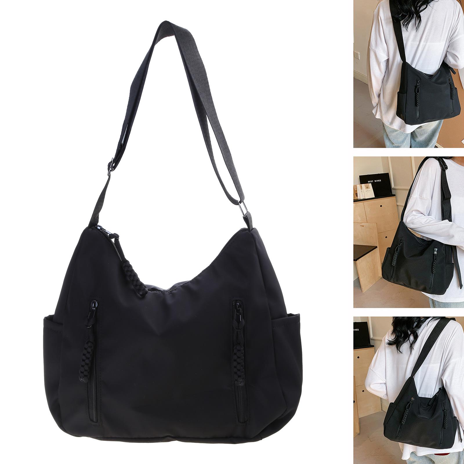 Fashionable Shoulder Bag Large Capacity Nylon Handbag Crossbody Bag Suitable for School and Travel and Daily Use чёрный
Fashionable Shoulder Bag Large Capacity Nylon Handbag Crossbody Bag Suitable for School and Travel and Daily Use чёрный