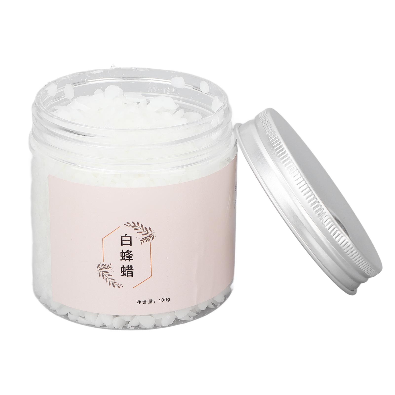 White Beeswax Pellets Professional Natural Beeswax Accessory for DIY Lipstick Lip Balm Cosmetics 100g
White Beeswax Pellets Professional Natural Beeswax Accessory for DIY Lipstick Lip Balm Cosmetics 100g