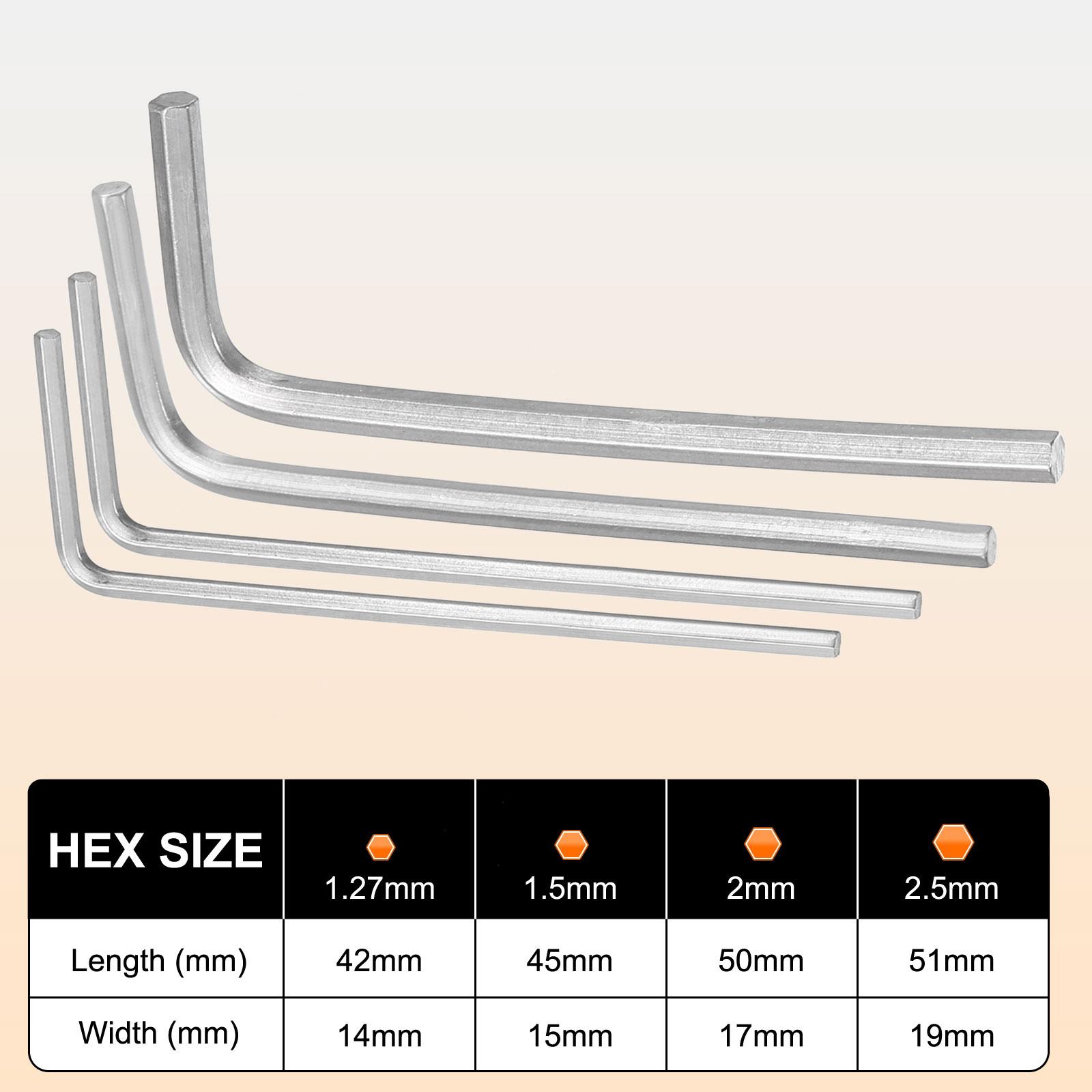 3/4/7pcs 1.27/1.5/2/2.5/3/4/5/6mm L-Shape Hexagon Metric Wrenches Hex Key Wrench Set for Home DIY Bike Motorcycle Repairing Tool
3/4/7pcs 1.27/1.5/2/2.5/3/4/5/6mm L-Shape Hexagon Metric Wrenches Hex Key Wrench Set for Home DIY Bike Motorcycle Repairing Tool
