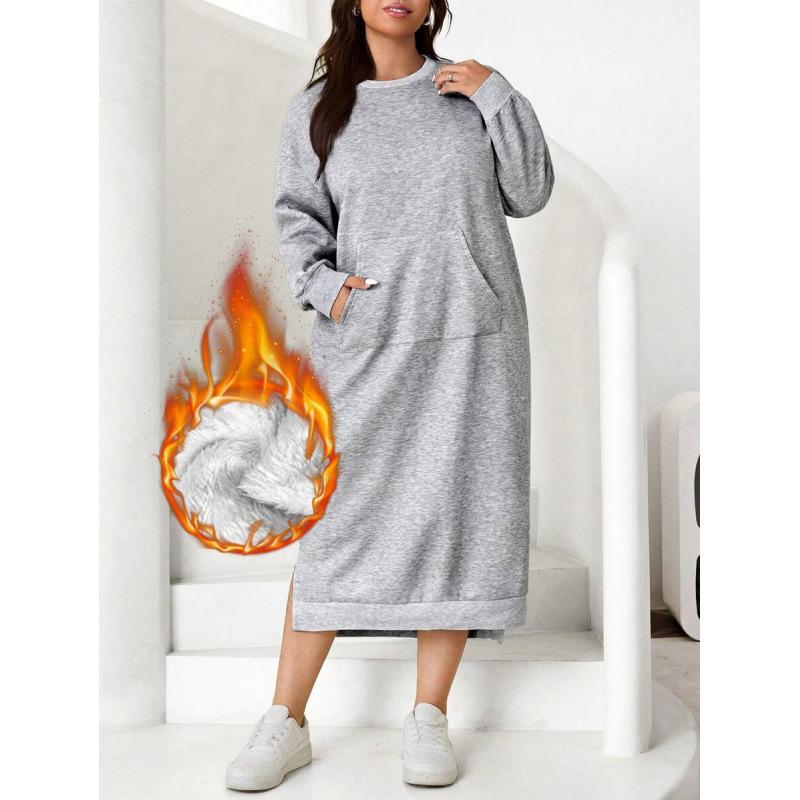 Women s Solid Crew Neck Sweatshirt Dress - Pure Color, Cross-Border Style 3XL
Women s Solid Crew Neck Sweatshirt Dress - Pure Color, Cross-Border Style 3XL