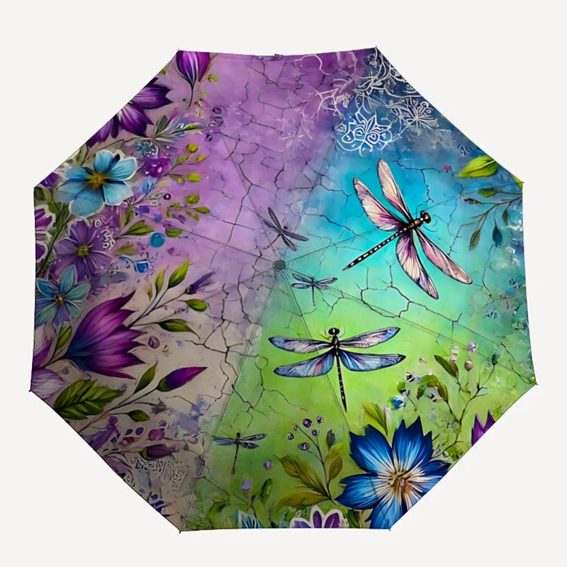 1pc Floral Dragonflies Automatic Open/close Umbrella, 8-Rib sturdy structure, Portable Travel Umbrella, Parties, Everyday Usel039
1pc Floral Dragonflies Automatic Open/close Umbrella, 8-Rib sturdy structure, Portable Travel Umbrella, Parties, Everyday Usel039