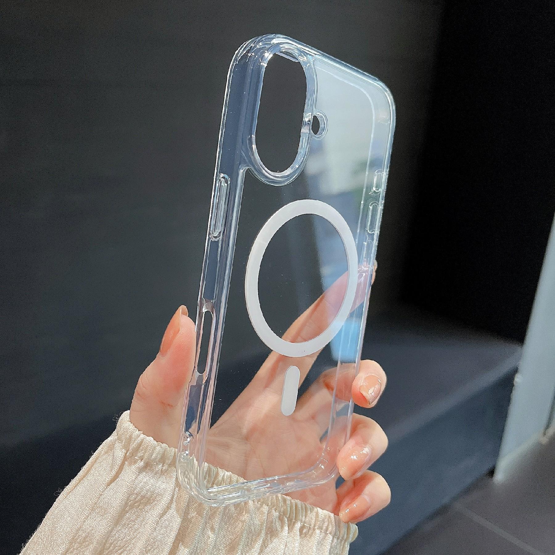 For iPhone 17 Case Compatible with MagSafe TPU Acrylic 2.5mm Clear Phone Cover A
For iPhone 17 Case Compatible with MagSafe TPU Acrylic 2.5mm Clear Phone Cover A