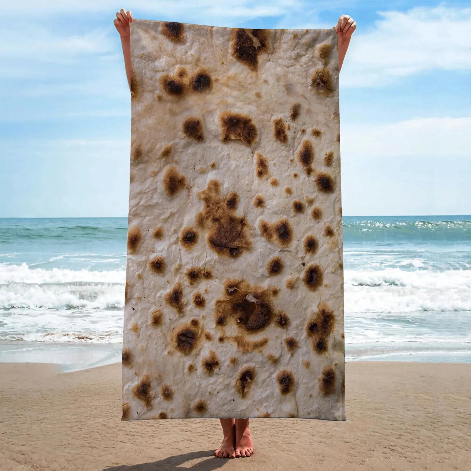 Funny Mexican Food Taco Burrito Beach Towel Lightweight Sand Free Spa Gym Sports Bath Towel Microfiber Quick Dry Swimming Cover W30*H60(CM)
Funny Mexican Food Taco Burrito Beach Towel Lightweight Sand Free Spa Gym Sports Bath Towel Microfiber Quick Dry Swimming Cover W30*H60(CM)