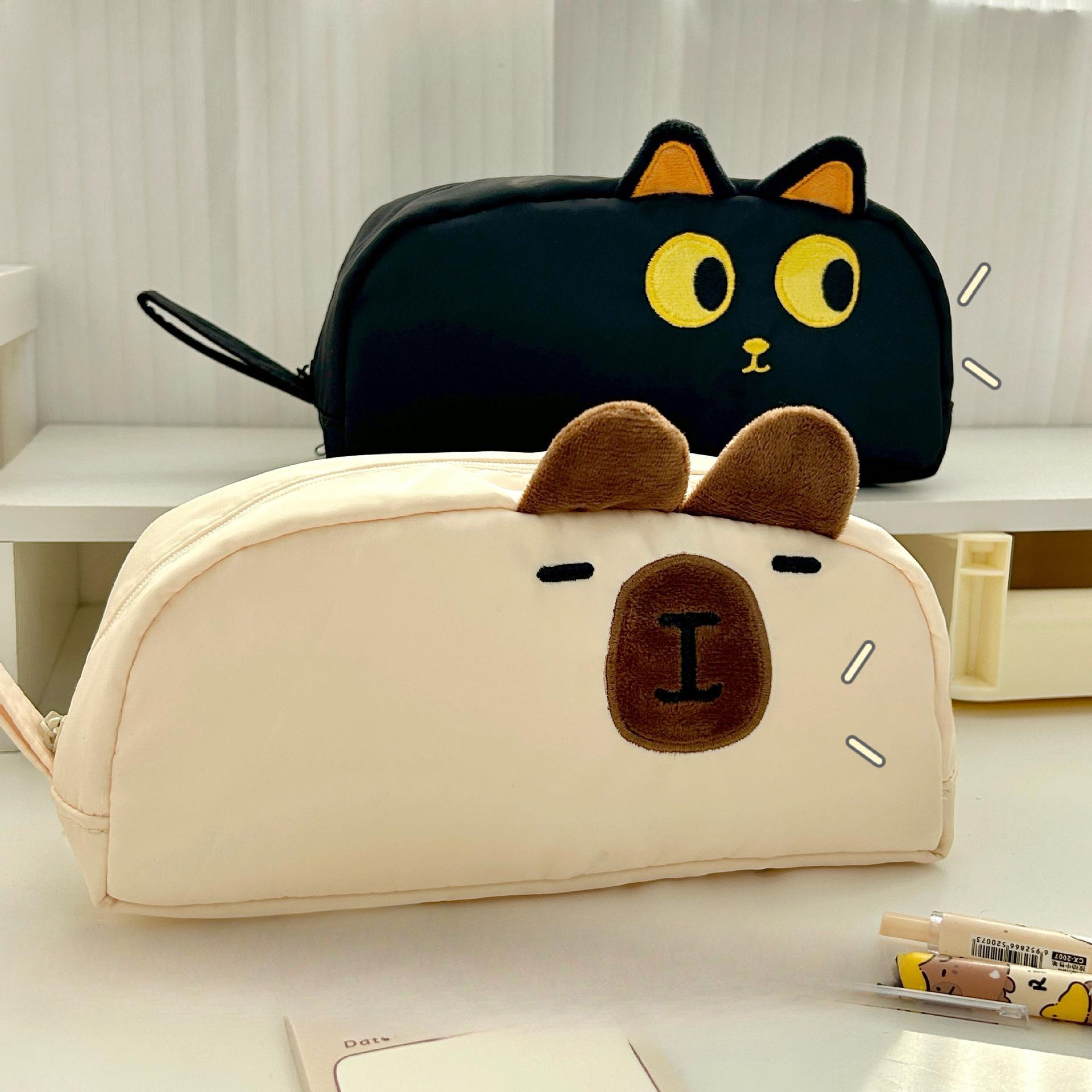 Large Capacity Capybara Kawaii Pencil Case Cute Animal Pen Bag for School Girls Boy Aesthetic Student Stationery Organizer
Large Capacity Capybara Kawaii Pencil Case Cute Animal Pen Bag for School Girls Boy Aesthetic Student Stationery Organizer