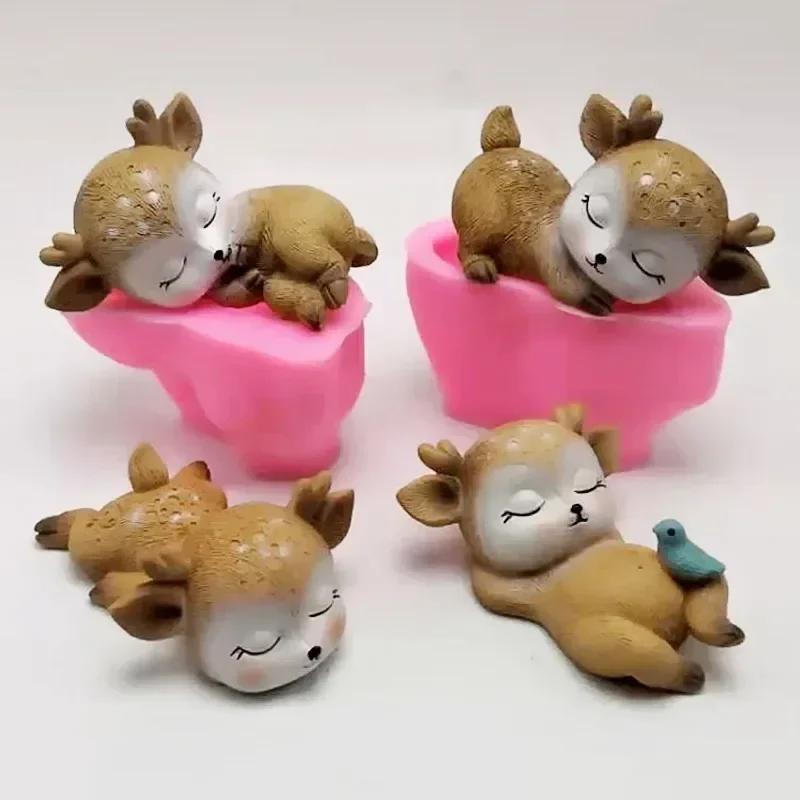 Sika Deer Shape Silicone Mold Cute Pet Cake Chocolate Resin Mold 3D Deer Cake Decorating Tools Soap Candle Mold D
Sika Deer Shape Silicone Mold Cute Pet Cake Chocolate Resin Mold 3D Deer Cake Decorating Tools Soap Candle Mold D