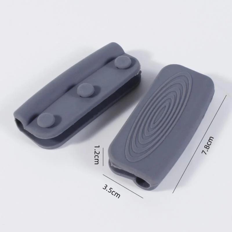 1 Pair of Silicone Handles Anti-scalding Non-slip Pot Cover Heat Insulation Kitchen Accessories сірий колір
1 Pair of Silicone Handles Anti-scalding Non-slip Pot Cover Heat Insulation Kitchen Accessories сірий колір