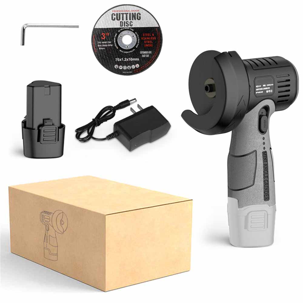Mini Rechargeable Angle Grinder Household 12v Battery With Brush Motor 3-inch Cutting Machine Woodworking Tool US
Mini Rechargeable Angle Grinder Household 12v Battery With Brush Motor 3-inch Cutting Machine Woodworking Tool US