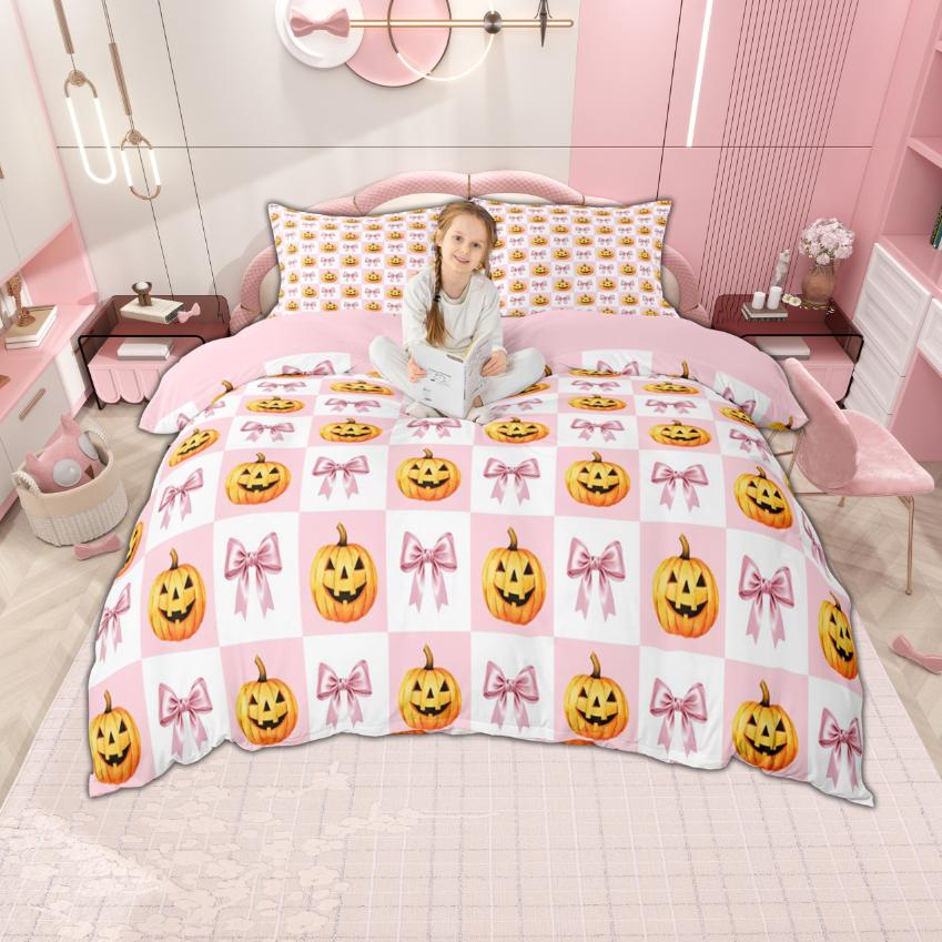 Homewish Girls Pink Plaid Duvet Cover Set 2pcs/3pcs, Halloween Christmas Bedding, Cute Bow Knot Quilt Cover Set DE XS 100x135cm 2pcs&set
Homewish Girls Pink Plaid Duvet Cover Set 2pcs/3pcs, Halloween Christmas Bedding, Cute Bow Knot Quilt Cover Set DE XS 100x135cm 2pcs&set