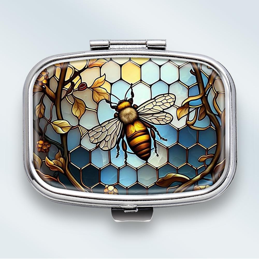 Portable Pill Box with 2 Compartments, Mini Metal Medicine Organizer Case, Cute Printed Pill Container for Vitamins, Pills, Jewelry, Travel, Daily Use різнокольоровий
Portable Pill Box with 2 Compartments, Mini Metal Medicine Organizer Case, Cute Printed Pill Container for Vitamins, Pills, Jewelry, Travel, Daily Use різнокольоровий