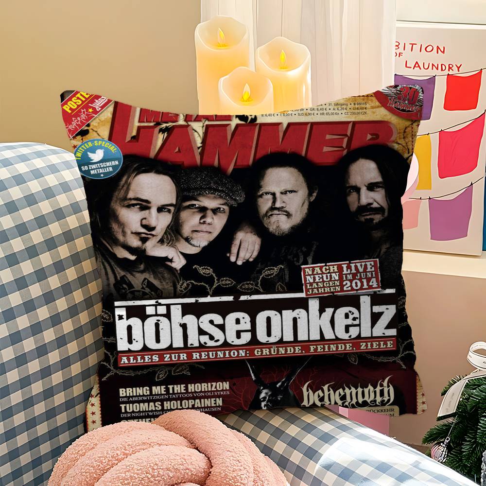 B-Bohse O-Onkelz Band Pillow Anime Pillow Sofa Bed Head Pillow Cover Cushion Cover 45x45 Cm Fashion 12x12Inch
B-Bohse O-Onkelz Band Pillow Anime Pillow Sofa Bed Head Pillow Cover Cushion Cover 45x45 Cm Fashion 12x12Inch
