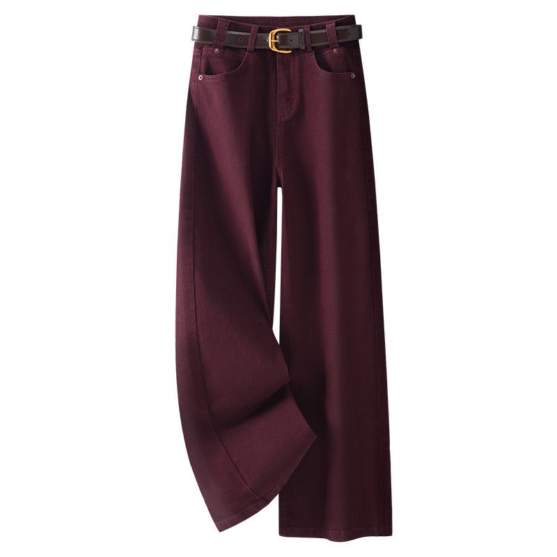 Ancola Red Women s High Waist Fleece-Lined Jeans - 2024 Spring/Autumn Style, Loose Wide Leg & Straight Leg. S
Ancola Red Women s High Waist Fleece-Lined Jeans - 2024 Spring/Autumn Style, Loose Wide Leg & Straight Leg. S