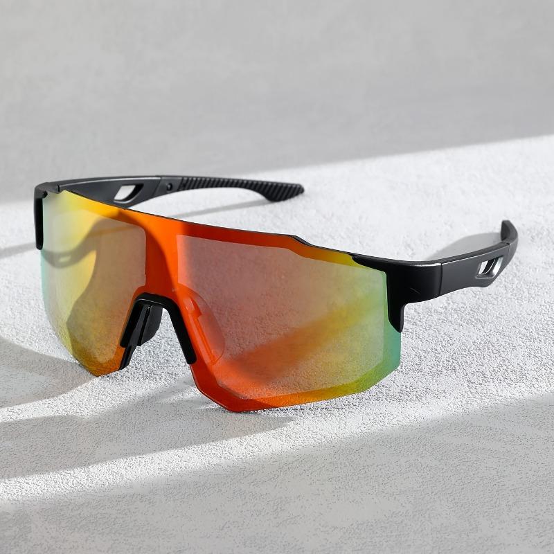 1/2pcs Unisex one-piece sport sunglasses, mirror lenses, UV protection, hollow arms. Perfect for outdoor, travel & cycling.
1/2pcs Unisex one-piece sport sunglasses, mirror lenses, UV protection, hollow arms. Perfect for outdoor, travel & cycling.