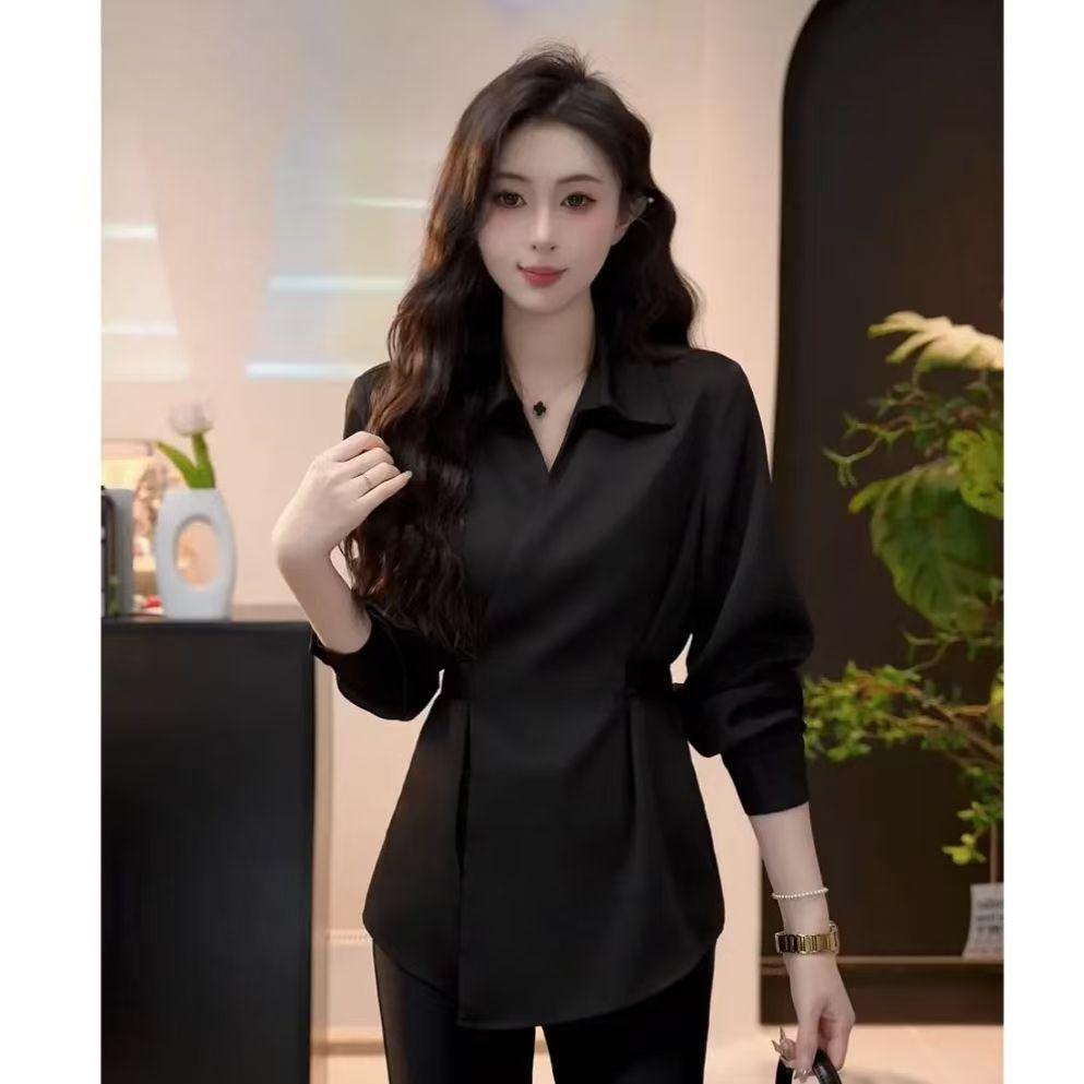New 2025 Slimming French Silk Satin Top: Influencer Style, Plus Size, Spring Collection M for 90-105 lbs
New 2025 Slimming French Silk Satin Top: Influencer Style, Plus Size, Spring Collection M for 90-105 lbs