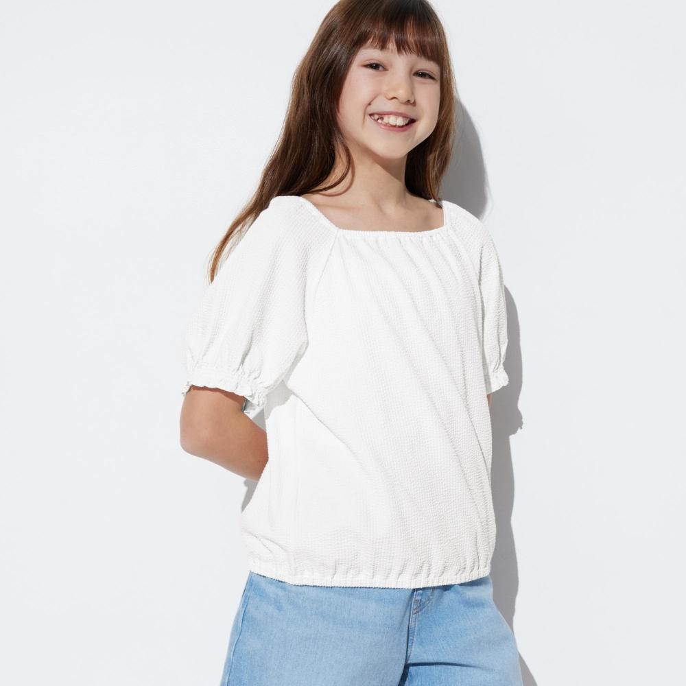 UNIQLO GIRLS Рубашка Объемный рукав Футболка с коротким рукавом
UNIQLO GIRLS Рубашка Объемный рукав Футболка с коротким рукавом