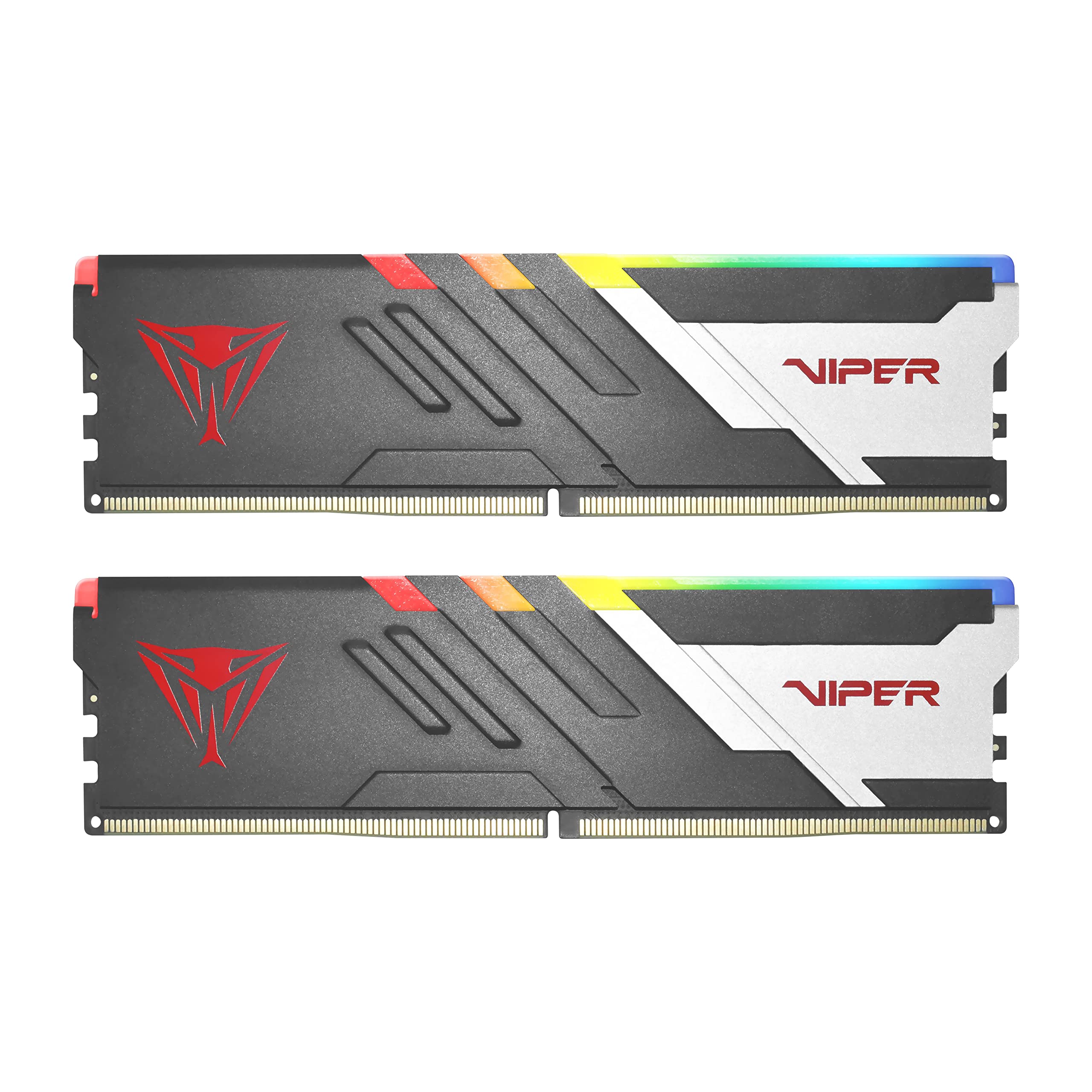 Patriot Viper Venom RGB DDR5 32GB x 6000MHz UDIMM Desktop Gaming KIT PVVR532G600C36K (2 16 ГБ) -
Patriot Viper Venom RGB DDR5 32GB x 6000MHz UDIMM Desktop Gaming KIT PVVR532G600C36K (2 16 ГБ) -