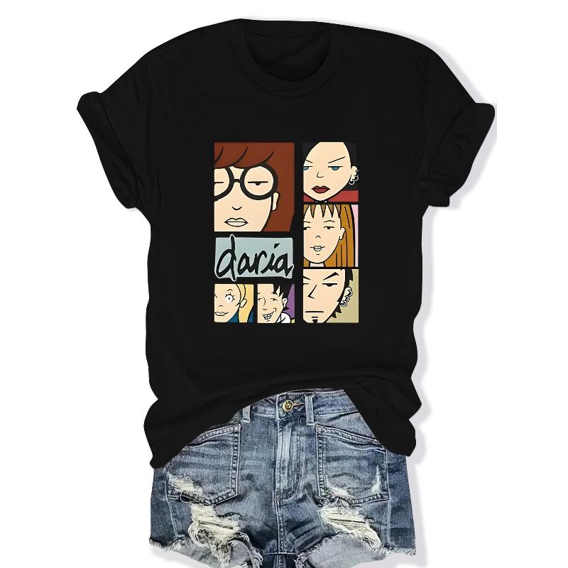 European Size Dahlia Cartoon Character Graphic Women S Casual T-Shirt for Spring And Summer Fashion 4XL
European Size Dahlia Cartoon Character Graphic Women S Casual T-Shirt for Spring And Summer Fashion 4XL