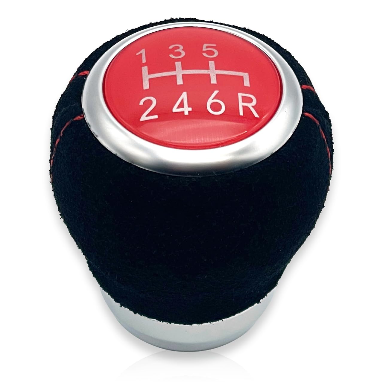 MelHome Universal Shift Knob Cover for 6 Speed Manual Car Suede Style Red Stitching червоний
MelHome Universal Shift Knob Cover for 6 Speed Manual Car Suede Style Red Stitching червоний