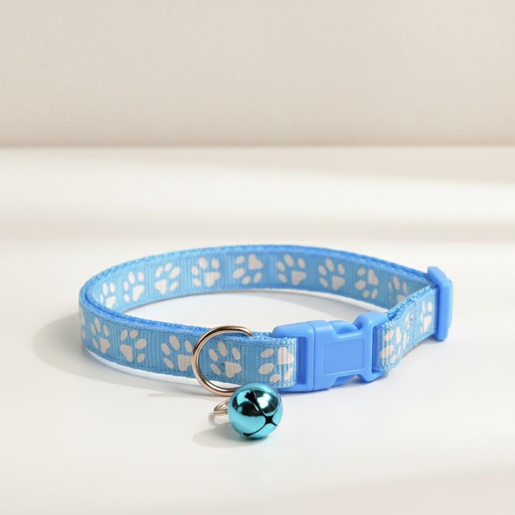 Adjustable Dog Cat Collar with Paw Print Bell Colorful Buckle Clasp Soft Comfortable Pet Accessories фіолетовий
Adjustable Dog Cat Collar with Paw Print Bell Colorful Buckle Clasp Soft Comfortable Pet Accessories фіолетовий