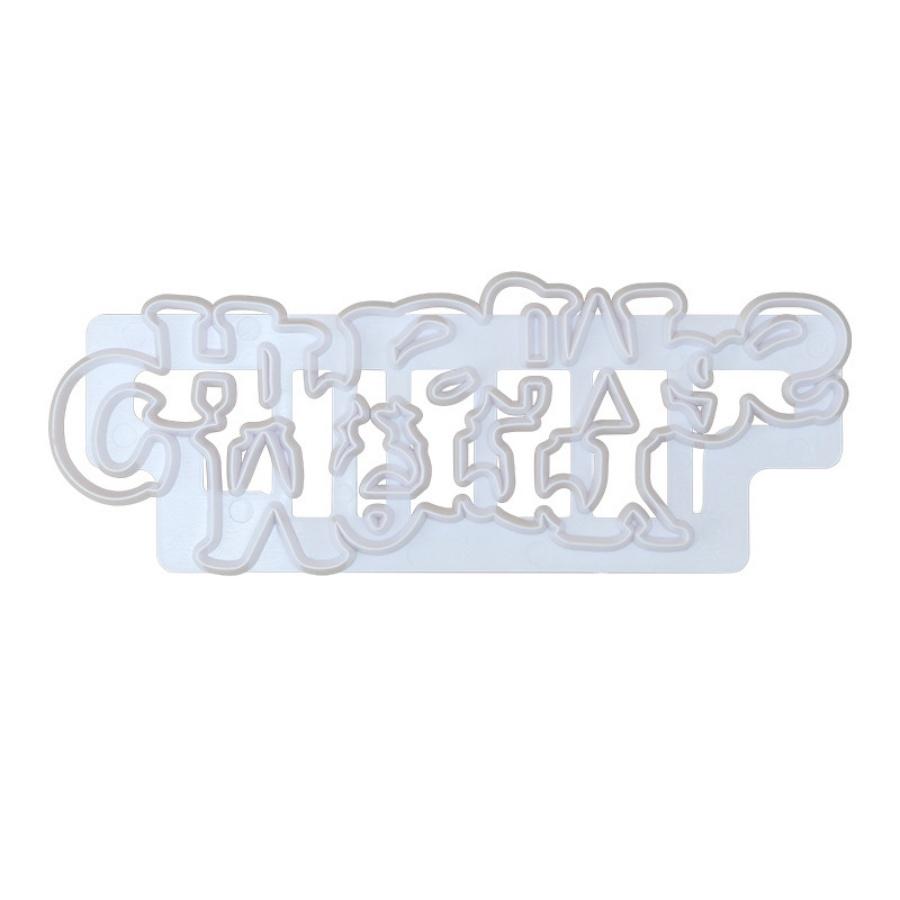 1pcMerry Christmas Cookie Cutter Party Simulation Cake MoldDIYHandmade Letter Stencil
1pcMerry Christmas Cookie Cutter Party Simulation Cake MoldDIYHandmade Letter Stencil