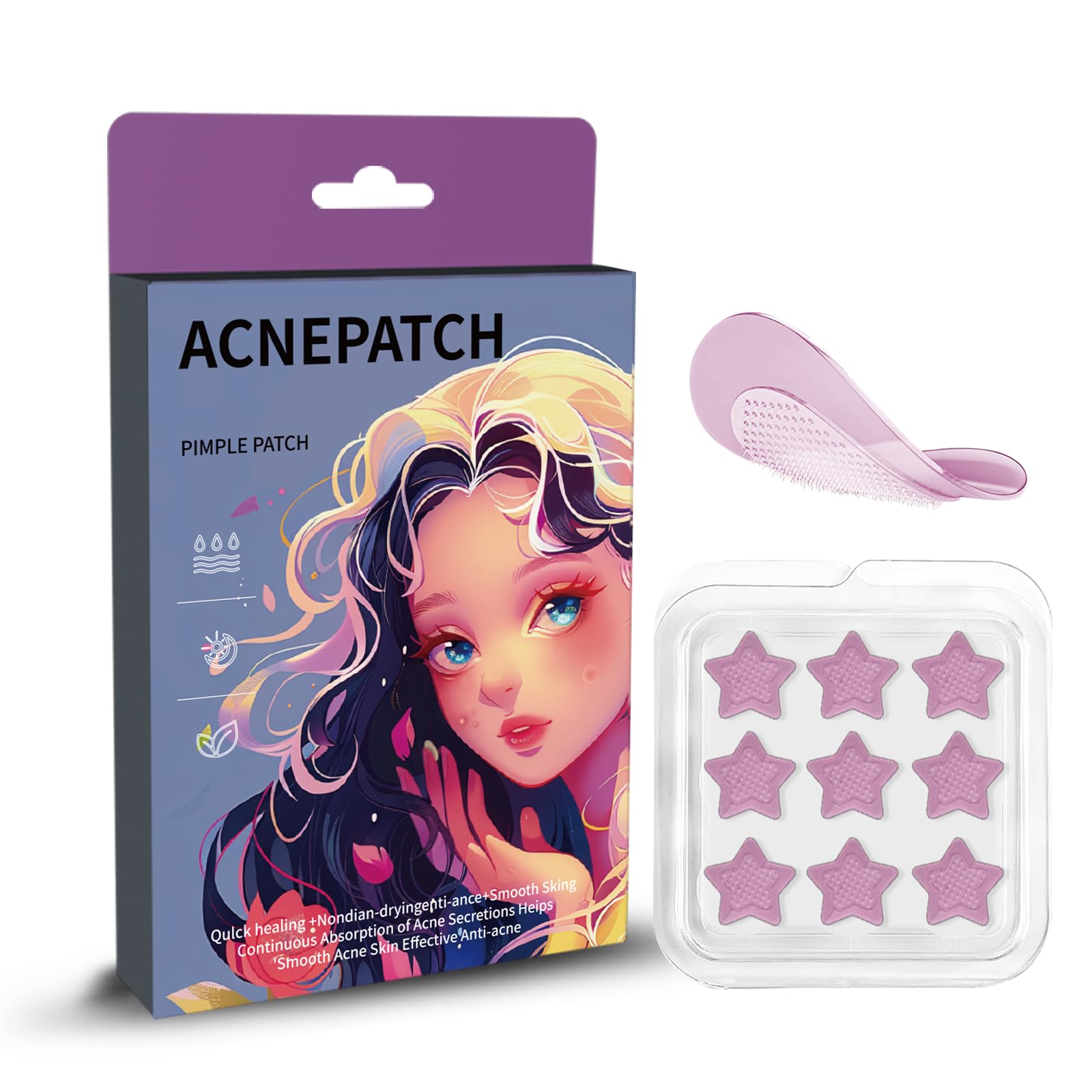 FERNIDA Spot Skin 6 Cute Skincare Spot Pack for Concealing Facial Makeup Tea Tree Star Shape Blossom Star Patches, Bulk, Care, Colors, 300-Piece Set,
FERNIDA Spot Skin 6 Cute Skincare Spot Pack for Concealing Facial Makeup Tea Tree Star Shape Blossom Star Patches, Bulk, Care, Colors, 300-Piece Set,