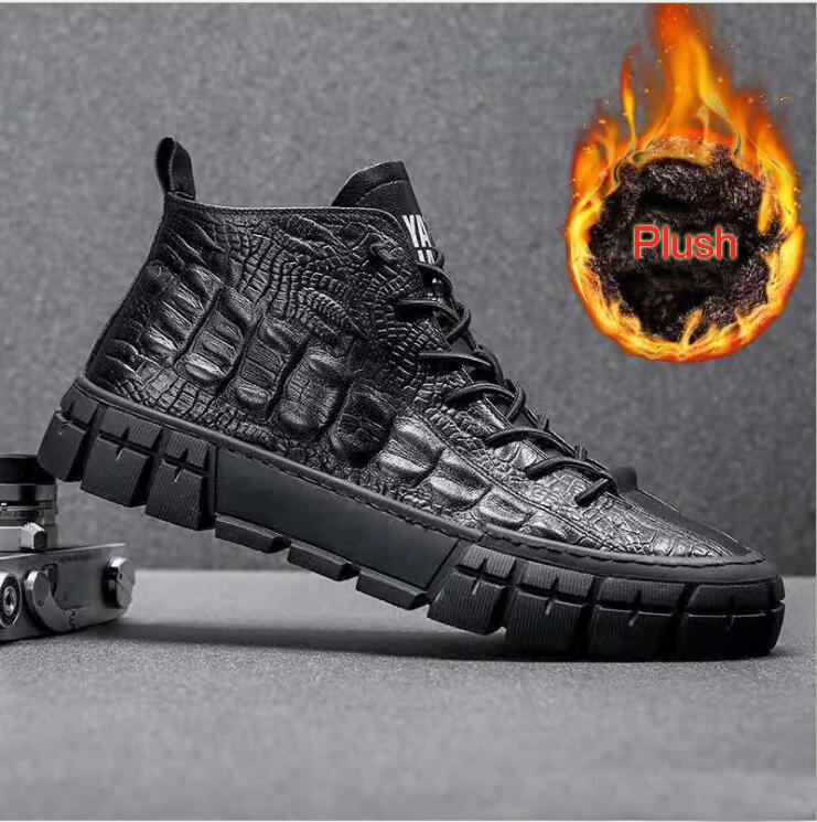 Miaoguan Brand New Men Leather Casual Shoes Cool Casual Sneakers Loafers Crocodile Print Men High Tops Spring Autumn Flat Shoes 43
Miaoguan Brand New Men Leather Casual Shoes Cool Casual Sneakers Loafers Crocodile Print Men High Tops Spring Autumn Flat Shoes 43
