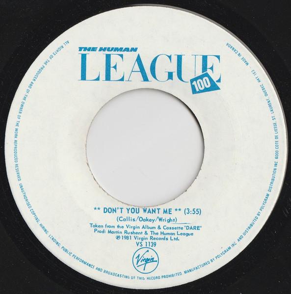 7inch Record HUMAN LEAGUE - Don t You Want Me VS1139 Virgin 1981 Canada Dance & Electronica Used
7inch Record HUMAN LEAGUE - Don t You Want Me VS1139 Virgin 1981 Canada Dance & Electronica Used