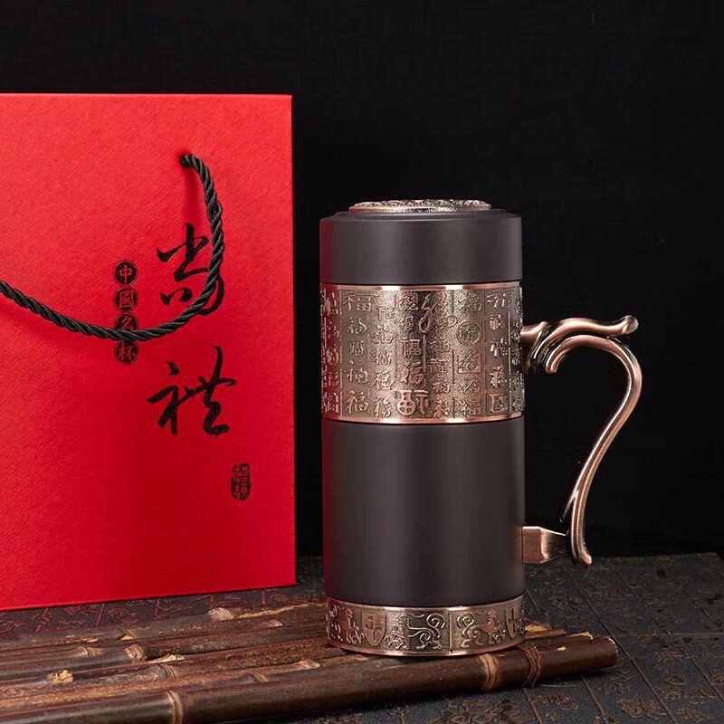 Yixing Zisha Purple Clay Office Tea Cup
Yixing Zisha Purple Clay Office Tea Cup