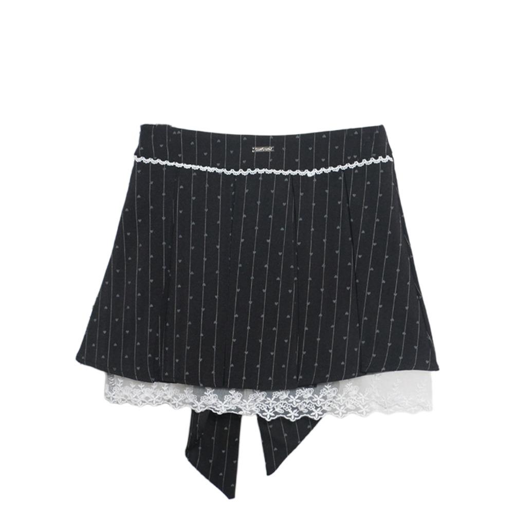 Кружевная плиссированная юбка в горошек, мини-юбка в форме сердца, симпатичная короткая юбка для женщин на вечеринку L чёрный
Кружевная плиссированная юбка в горошек, мини-юбка в форме сердца, симпатичная короткая юбка для женщин на вечеринку L чёрный