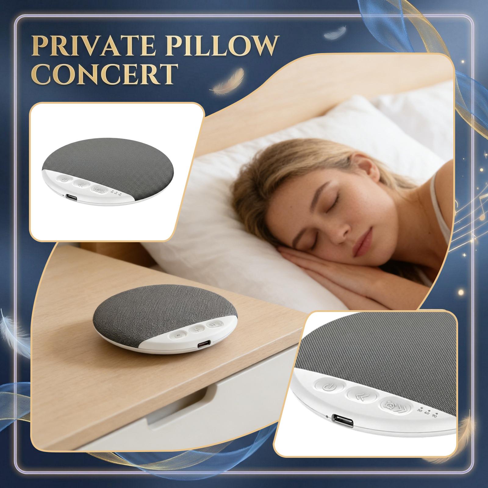 Bluetooth Pillow Speaker For Sleeping, Under Pillow Speaker Bluetooth With Noise, Bedside Speaker For Side Sleepers, Conduction Sound Design One Size
Bluetooth Pillow Speaker For Sleeping, Under Pillow Speaker Bluetooth With Noise, Bedside Speaker For Side Sleepers, Conduction Sound Design One Size