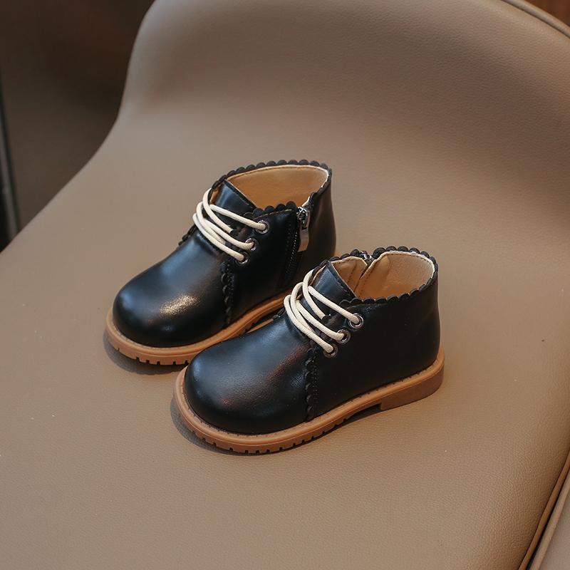 Children Boots Pu Leather Vintage Zipper Platform Toddler Kids Short Boot Ankle-high Solid Color Autumn Ruffles Boys Girls Shoes 30
Children Boots Pu Leather Vintage Zipper Platform Toddler Kids Short Boot Ankle-high Solid Color Autumn Ruffles Boys Girls Shoes 30