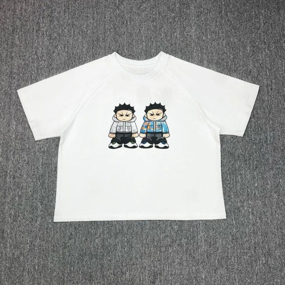 2026 Cartoon Boy Print Mertra Short-sleeved Summer New Breathable Round Neck Loose Men and Women Casual Mertra T-shirt XS
2026 Cartoon Boy Print Mertra Short-sleeved Summer New Breathable Round Neck Loose Men and Women Casual Mertra T-shirt XS