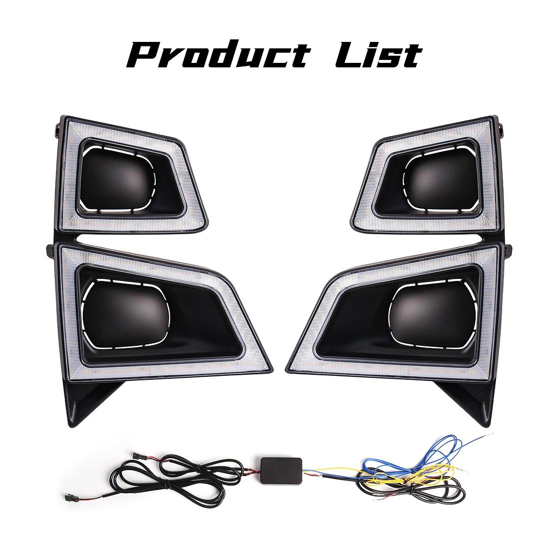 LED Daytime Running Lights For ISUZU D-max Pickup DRL Turn Signal Fog Lamp Car Accessories 12V White Yellow
LED Daytime Running Lights For ISUZU D-max Pickup DRL Turn Signal Fog Lamp Car Accessories 12V White Yellow