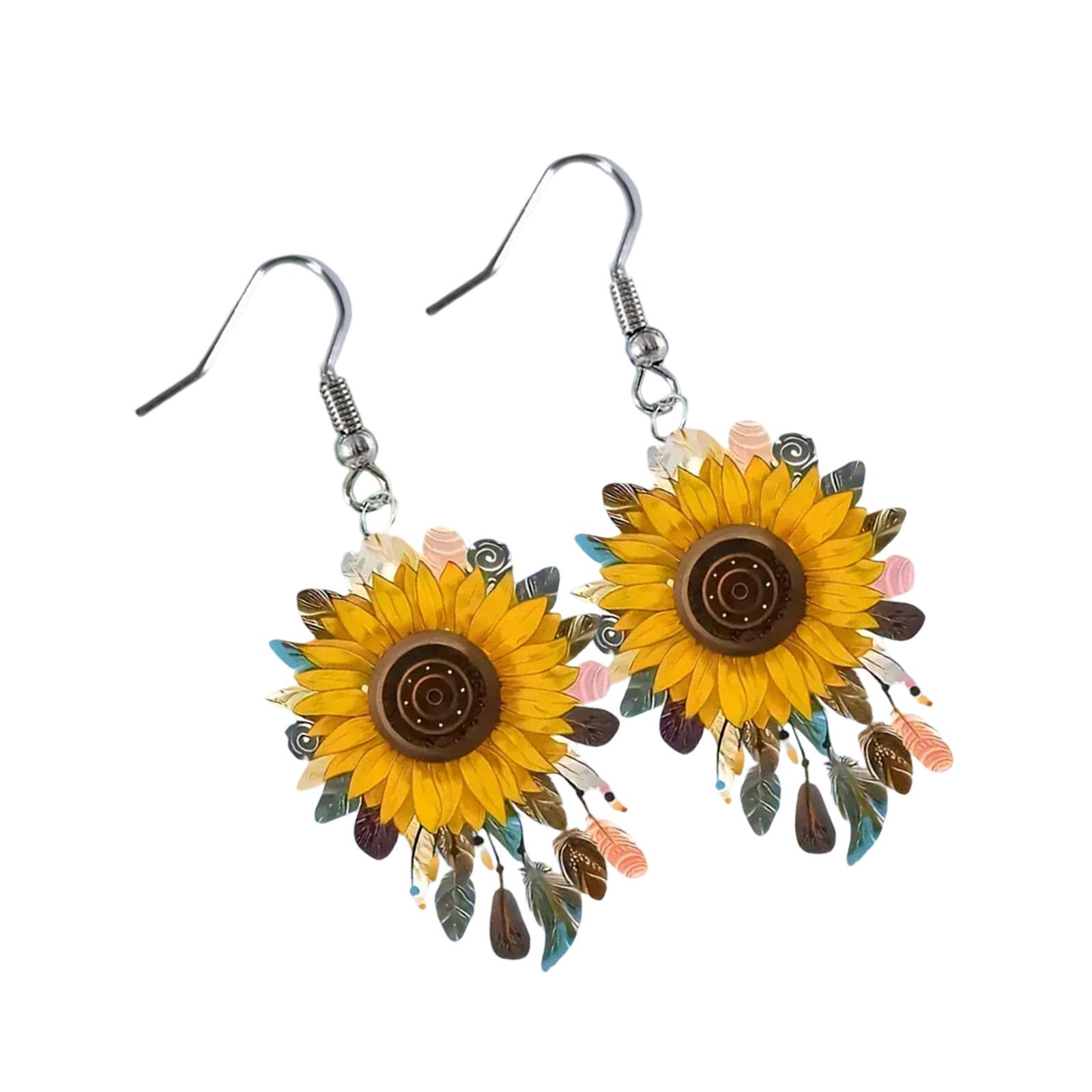 Acrylic Earrings For Daily Outfits Bright Summer Theme Lightweight Comfortable Wear Sunflower Dangle Ear Accessories 1
Acrylic Earrings For Daily Outfits Bright Summer Theme Lightweight Comfortable Wear Sunflower Dangle Ear Accessories 1