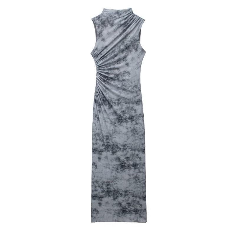 European American Women s Clothing Summer Sexy Figure-fitting Sleeveless Silk Screen Printed Jumpsuit Long Dress XS
European American Women s Clothing Summer Sexy Figure-fitting Sleeveless Silk Screen Printed Jumpsuit Long Dress XS
