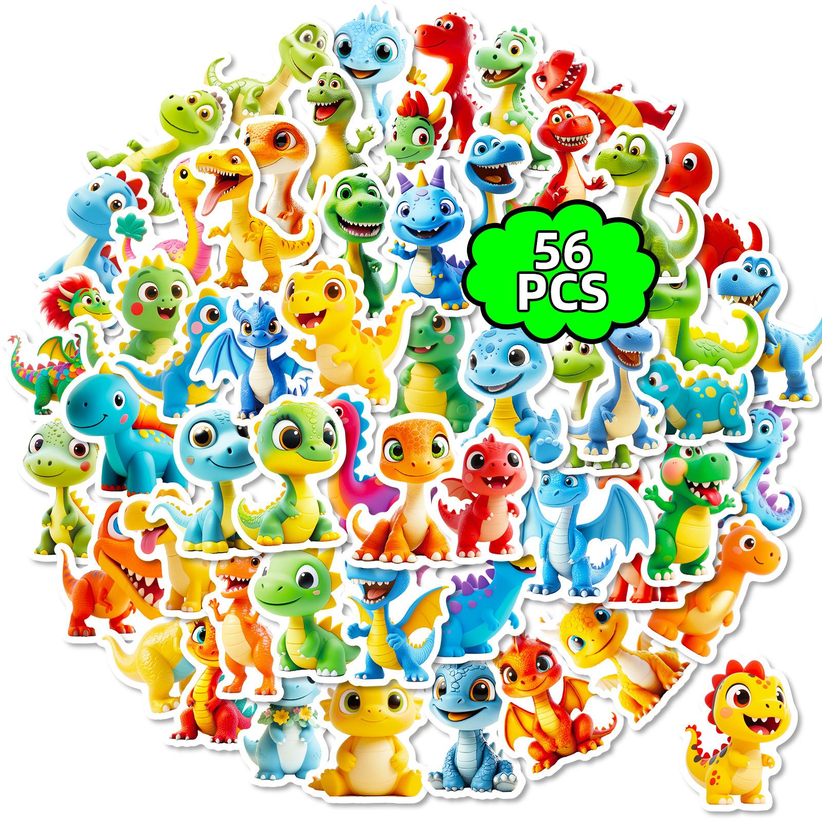 56 Cartoon Rubber Dinosaur Graffiti Stickers Water Cup Computer Stationery Decorative Waterproof Stickers
56 Cartoon Rubber Dinosaur Graffiti Stickers Water Cup Computer Stationery Decorative Waterproof Stickers