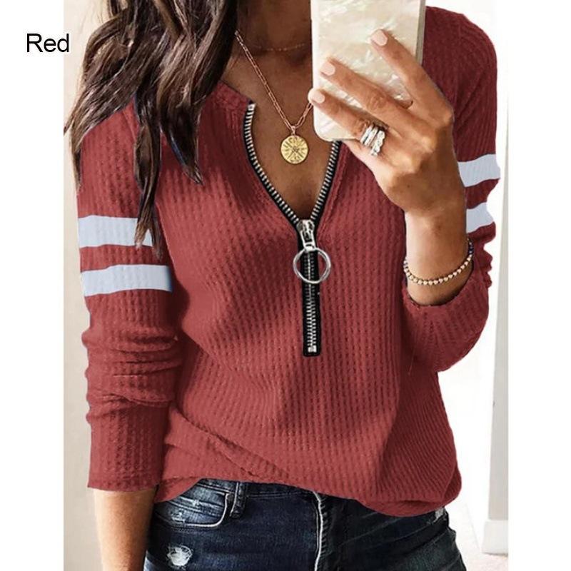 2026 Europe and The United States Women s Zipper V-neck Sweater S красный
2026 Europe and The United States Women s Zipper V-neck Sweater S красный