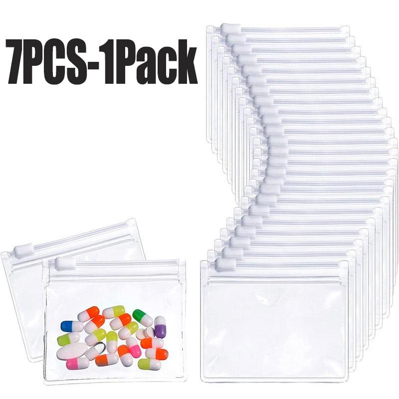 Reusable Pill Bags in140pcs – Durable, Leak-Proof Zipper Pouches, Transparent Medicine Organizers for Travel & Daily Use 7x7.6cm
Reusable Pill Bags in140pcs – Durable, Leak-Proof Zipper Pouches, Transparent Medicine Organizers for Travel & Daily Use 7x7.6cm
