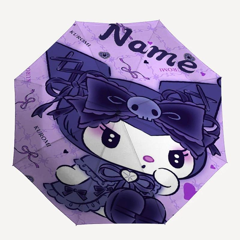 1pc Kuromi Name custom umbrella Automatic Open/Close, 8-Rib Durable Frame Customizable Name/Text, Portable & Stylish for , 1033L
1pc Kuromi Name custom umbrella Automatic Open/Close, 8-Rib Durable Frame Customizable Name/Text, Portable & Stylish for , 1033L