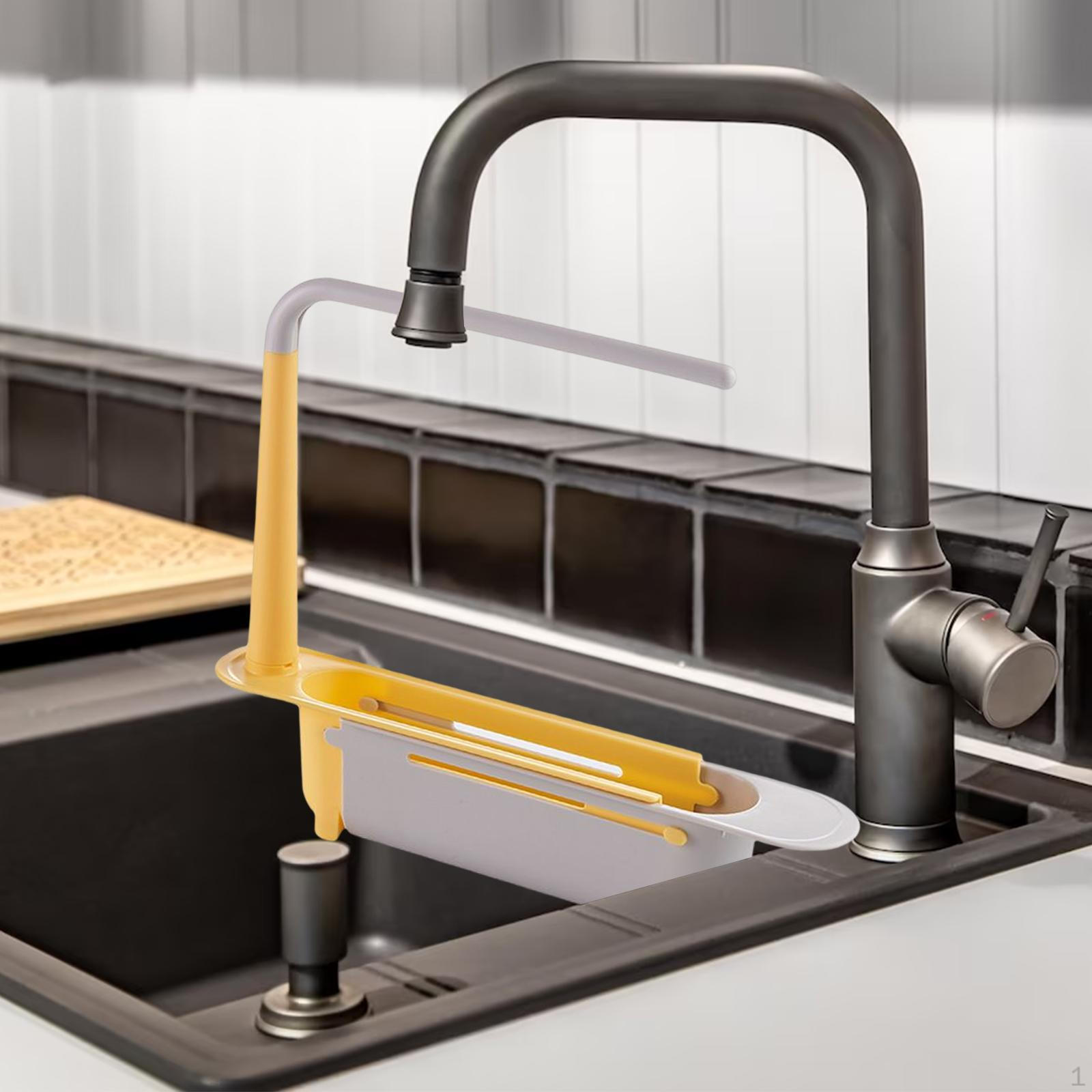 Adjustable Telescopic Sink Storage Rack Holder жовтий
Adjustable Telescopic Sink Storage Rack Holder жовтий