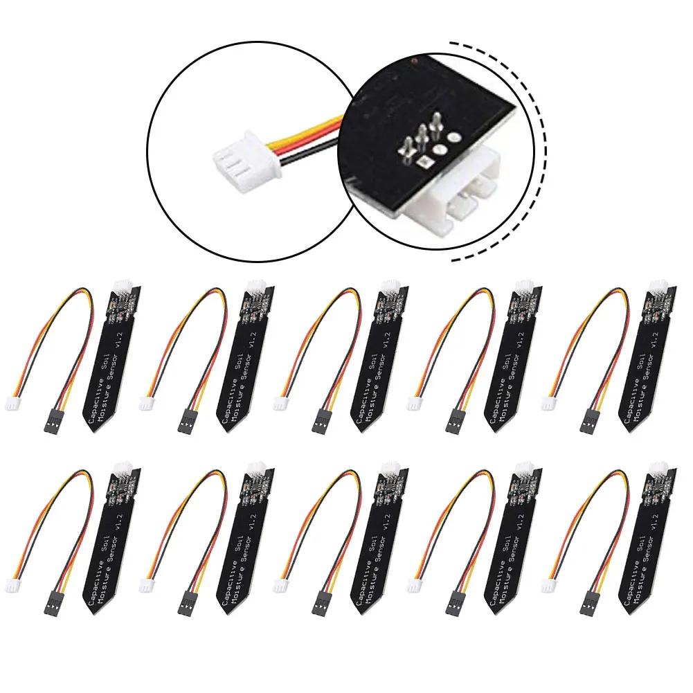 10-P Capacitive Soil Moisture Sensor PCB Module, PH2.54-3P Interface, 3.3~5.5VDC For Soil Moisture Detection China Mainland
10-P Capacitive Soil Moisture Sensor PCB Module, PH2.54-3P Interface, 3.3~5.5VDC For Soil Moisture Detection China Mainland