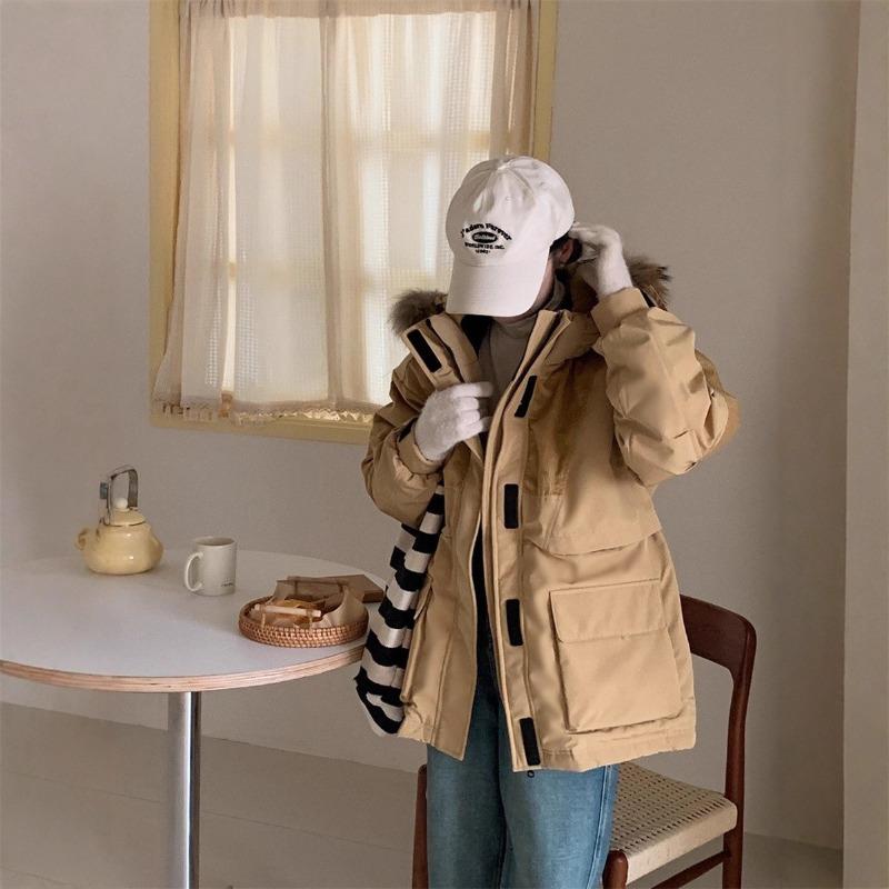 Инструментальная пуховая куртка женская зимняя новая утолщенная модная уличная мужская и женская куртка из белого утиного пуха L хаки
Инструментальная пуховая куртка женская зимняя новая утолщенная модная уличная мужская и женская куртка из белого утиного пуха L хаки