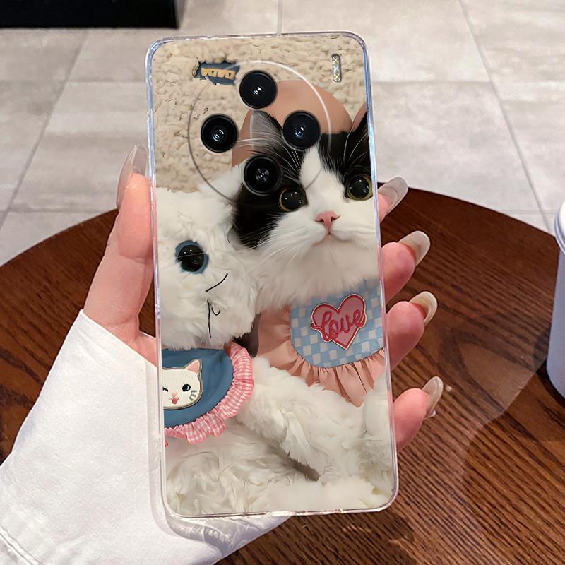 Jelly Casing For Vivo X100 / X100S Pro / X100 Pro Funda Clear Silicone Soft TPU Back Cover Cute Cat Rabbit Heart Protective Case vivo X100 Pro
Jelly Casing For Vivo X100 / X100S Pro / X100 Pro Funda Clear Silicone Soft TPU Back Cover Cute Cat Rabbit Heart Protective Case vivo X100 Pro