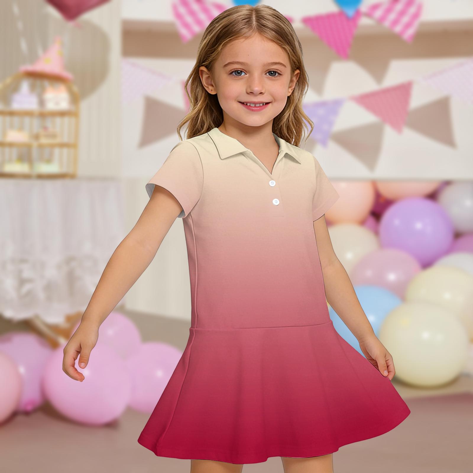 Kids Dress - Short Sleeve Pocket Color Frock Kids Collared Dress - Short Sleeve Pocket Frock 160 кавун червоний колір
Kids Dress - Short Sleeve Pocket Color Frock Kids Collared Dress - Short Sleeve Pocket Frock 160 кавун червоний колір
