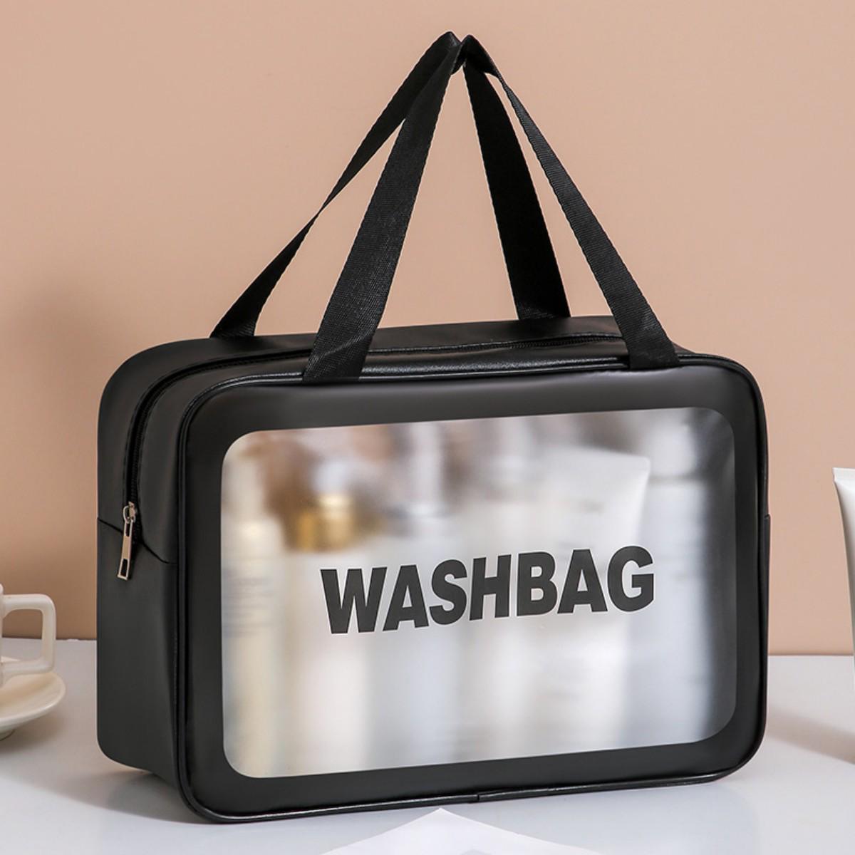 Waterproof Transparent Frosted PU Makeup & Toiletries Bag - Portable, Hand-Held, Large Capacity for Bathing & Swimming
Waterproof Transparent Frosted PU Makeup & Toiletries Bag - Portable, Hand-Held, Large Capacity for Bathing & Swimming
